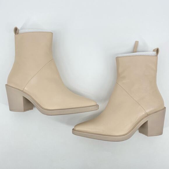 SEYCHELLES NWOB Cream White Shining Star Leather Heeled Fall Festival Boots--6 - Picture 2 of 6